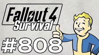 Lets Play Fallout 4  SURVIVAL  NO FAST TRAVEL  Part 808  ENDLESS Gatling Laser [upl. by Ainavi]