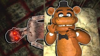 FREDDY ESCAPES FROM HAUNTED ASYLUM  Garrys Mod Multiplayer Gameplay  FNAF Gmod Survival [upl. by Nellac]