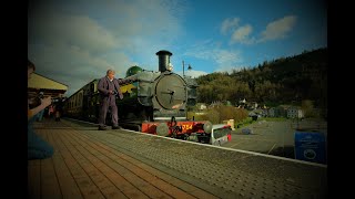 MAGNIFICENT 7754 at The Llangollen Railway 24032024 [upl. by Lanta]