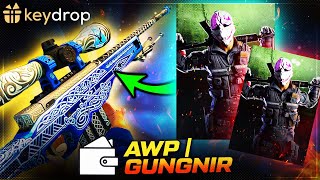 AWP GUNGNIR CEKIYORUM Keydrop Promo Code 2024 giveaway [upl. by Obelia180]