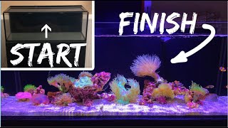 How To Setup A Saltwater Aquarium Step By Step [upl. by Hong]