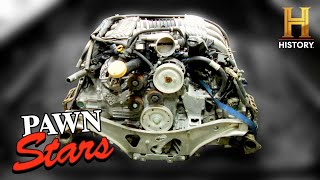 Pawn Stars Seller INSULTS Expert Over Damaged Porsche 911 Engine Season 4 [upl. by Ahsimik]