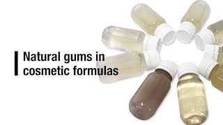 Natural gums gelling agents and thickeners in cosmetic formulas [upl. by Caneghem937]