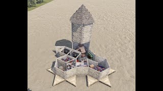 NEW Quadruple Furnace Base Design Rust 2025 [upl. by Orbadiah252]