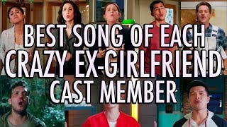 Each Crazy ExGirlfriend Casts Best SongVocal Performance [upl. by Nnawaj775]