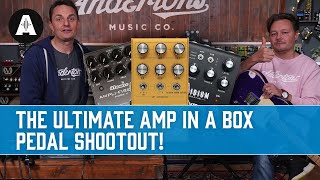 Which Amp is the REAL Guitar Amp  The Ultimate Amp in a Box Pedal Shootout [upl. by Rebel973]