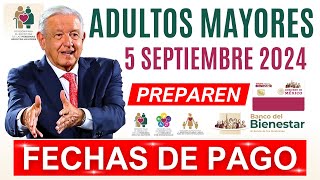 🔔ADULTOS MAYORES PREPAREN SUS TARJETAS FECHA DE PAGO🔔 [upl. by Ecinnaj]