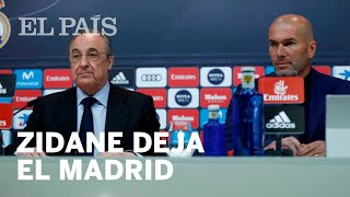 ZIDANE dimite como entrenador del REAL MADRID [upl. by Otsedom]