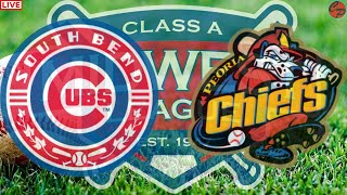 PEORIA CHIEFS VS SOUTH BEND CUBS MILB HIGHA LIVE GAME CAST amp CHAT [upl. by Yzdnil684]