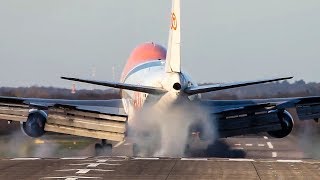 TOP 10 HARD LANDINGS  AIRBUS A380 BOEING 747 ANTONOV AN124  HD [upl. by Amik379]