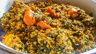 HOW TO PREPARE KONTOMIRE STEW FROM GHANA  DELICIOUS PALAVA SAUCE VLOGMAS DAY 16 [upl. by Crescint]