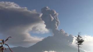 Eruption Tungurahua 01 02 2014 from the start [upl. by Elburr]