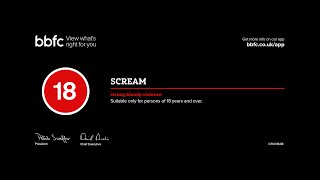 Scream 2022 4K  BBFC Black Card [upl. by Vanda]