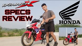 WINNER X ABS RACING SPECS REVIEW winnerx racing hondawinnerx hondawinnerxbeautylevel review [upl. by Manbahs]