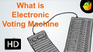 What Is Electronic Voting Machine EVM  Election  CartoonAnimated Video For Kids [upl. by Celik361]