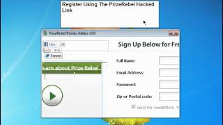 PrizeRebel Points Adder v30 UPDATE 41913 STILL WORKS 100 SURE [upl. by Willow]