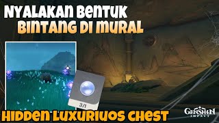 Nyalakan Bentuk Bintang di Mural  Hidden Luxurious Chest  Genshin Impact [upl. by Odracir393]