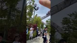 Crowds of people at Universal studios JapanUSJ Japansunny dayenjoyment [upl. by Assir]