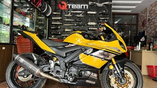 REVIEW YAMAHA R3 2021 ĐỘ ĐEN VÀNG QUÁ NGẦU l XE R3 Giờ Rẻ Quá ĐỘ LUÔN ĐỒ CHƠI CHO NÓ NGẦU VÀ AN TOÀN [upl. by Acsecnarf]