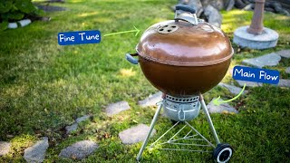 How to Adjust Your Weber Kettle Grill Temperatures [upl. by Subocaj]