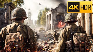 Battle of Aachen  Germany 1944  Realistic ULTRA Graphics Gameplay 4K 60FPS HDR Call of Duty [upl. by Kynan592]