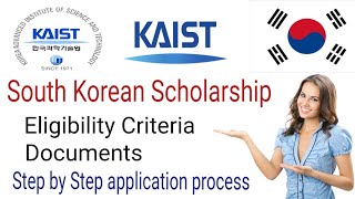 South Korea University Scholarship  How to apply  Complete process  Fully Funded Scholarship [upl. by Jolda669]