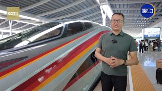 China opens its fastest crosssea highspeed railway [upl. by Enyawal]