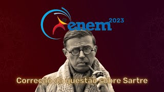 Resolução do ENEM 2023 Gerineldo e Sartre [upl. by Joab]