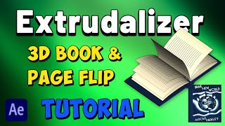 Create a Lottie Compatible 3D Book with Page Flips in After Effects using Extrudalizer [upl. by Darrej]