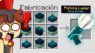 Minecraft PERO CRAFTEAMOS ARMAS de CADA BIOMA 😱 Crafteos 100 Ilegales INVICTOR [upl. by Sylvester]