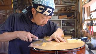 A Japanese craftsman who has dedicated his life to making acoustic guitars アコースティックギター 製作 [upl. by Limemann]