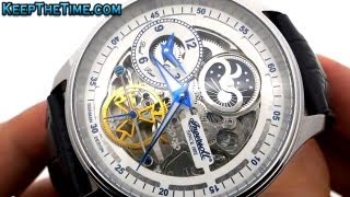 Ingersoll Boonville Skeleton Dial Watch IN2705WH HandsOn HD Video Review [upl. by Moor]