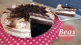 MOKKASahnetorte Rezept  mit doppelten Boden backen  Kaffeesahne Torte [upl. by Meyer381]