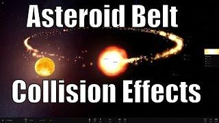 Was Asteroid Belt Created By Collision  Game Bug  Universe Sandbox² [upl. by Peterman143]