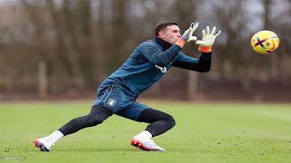 Emiliano Martinez goalkeeper training [upl. by Vernice]