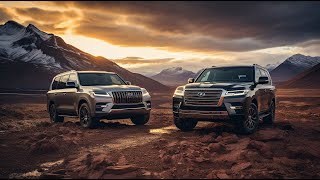 Lexus LX vs Lincoln Navigator [upl. by Walliw]