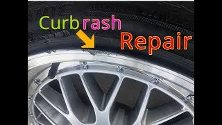 How to repair wheels with curb rash [upl. by Accire240]