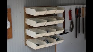 porta minuteria fai da te homemade hardware storage [upl. by Pressman39]