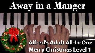 Away In A Manger Elementary Piano Solo [upl. by Aniryt]