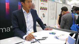 Avantama perovskite quantum dots at SID 2018 [upl. by Cornel]