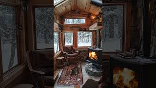 Relaxing Snow amp Fireplace Sounds 145 [upl. by Nolyar]