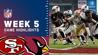 49ers vs Cardinals Week 5 Highlights  NFL 2021 [upl. by Rezzani]