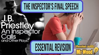 quotMillions and millions and millionsquot how to analyse The Inspectors final speech  JB Priestley [upl. by Fletcher10]