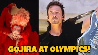 GOJIRA PERFORMED AT OLYMPICS 🤯 WHAT SONG DID GOJIRA PLAY AT THE OLYMPICS GOJIRA OLYMPICS [upl. by Hairabez618]