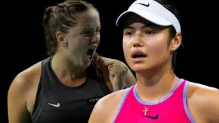 Emma Raducanu vs Viktoria Hruncakova Highlights  Billie Jean King Cup 2024 [upl. by Essilrahc983]