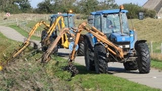 Sloten maaien op Texel [upl. by Sherfield]