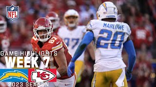 Los Angeles Chargers vs Kansas City Chiefs  2023 Week 7 Game Highlights [upl. by Vincents101]