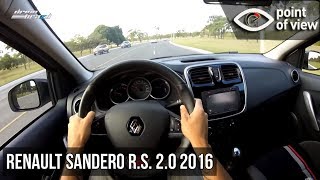 Renault Sandero RS 2016  POV [upl. by Trauts124]