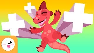 Addition for kids  Mathematics for kids with dinosaurs  Exercises [upl. by Rep238]