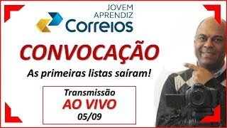 Jovem Aprendiz Correios  LIVE transmissão ao Vivo [upl. by Norra]